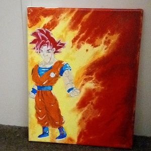 Goku painting